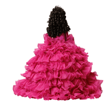 28" Quinceanera Dolls KW28300-9 Fuchsia - Kinnex Dolls | KW28300-9 |