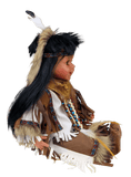 HARSHA, 22" Vinyl INDIAN DOLL VM221076 - Kinnex Dolls | VM221076 |