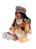 MALINI, 22" Vinyl INDIAN DOLL VM221079 - Kinnex Dolls | VM221079 |