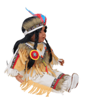 MALINI, 22" Vinyl INDIAN DOLL VM221079 - Kinnex Dolls | VM221079 |
