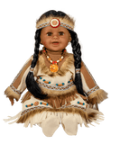 TARA, 22" Vinyl INDIAN DOLL VM221132 - Kinnex Dolls | VM221132 |