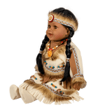 TARA, 22" Vinyl INDIAN DOLL VM221132 - Kinnex Dolls | VM221132 |