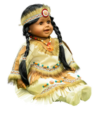 22" Vinyl INDIAN DOLL VM221132, TARA