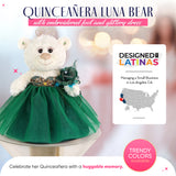 20" Quince Bear With Tulle - ARC16831-7 Burgundy (Made to Order)