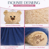 20" Quince Light Brown Bear With Embroidery "Mis 15 Anos" - B16632-16 Navy Blue