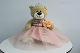 20" Sweet 16 Light Brown Bear With Embroidery "Sweet 16"- Blush B16632A-29M