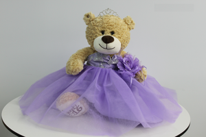 20" Sweet 16 Light Brown Bear With Embroidery "Sweet 16"- B16632A-5
