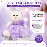 20" White Bear - B16831N-4 Light Blue