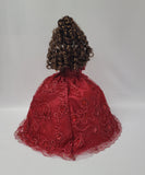 18" Quince Umbrella Vinyl Dolls KB18725V-7 Burgundy