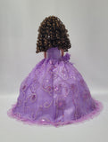 18" Quince Umbrella Vinyl Dolls KB18725V-5 Lavender