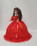 18" Quince Umbrella Vinyl Dolls KB18725V-14 Red