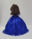 18" Quince Umbrella Vinyl Dolls KB18725V-15 Royal Blue