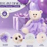 20" White Bear - B16831N-15 Royal Blue