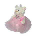 Classic Size Quinceañera Teddy Bear with Elegant Dress – Gift-Ready Keepsake and Centerpiece Decoration  for 15 Años, Oso Quinceañera Tradicional B14631-3 (Pink)