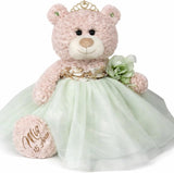 20" Quince Light Brown Bear With Embroidery "Mis 15 Anos" - B16632-8 (Pistachio)