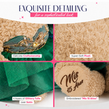 18" Quince Light Brown Bear With Embroidery "Mis 15 Anos" B14632-5 (Light Purple)