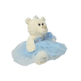 Classic Size  Quinceañera Teddy Bear with Elegant Dress –  Gift-Ready Keepsake and Centerpiece Decoration  for 15 Años, Oso Quinceañera Tradicional B14631-4 (Light Blue)