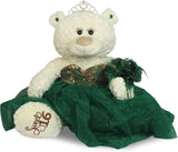 20" Sweet 16 White Bear With Embroidery "Sweet 16" - B16631A-33G Emerald Green