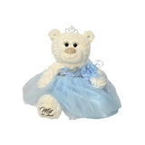 Classic Size  Quinceañera Teddy Bear with Elegant Dress –  Gift-Ready Keepsake and Centerpiece Decoration  for 15 Años, Oso Quinceañera Tradicional B14631-4 (Light Blue)