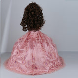 18" Quince Umbrella Dolls KK18725-30 Rose Gold