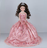 18" Quince Umbrella Dolls KK18725-30 Rose Gold