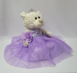 20" Quince Bear With Tulle - ARC16831-5 Lavender (Made to Order)