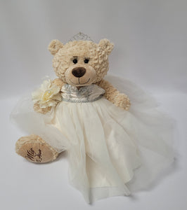 20" Quince Bear With Tulle - ARC16832-2 Beige (Made to Order)