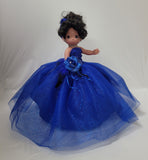 18" Precious Moments Doll With Tulle - ARC8421-15 Royal Blue