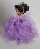 18" Precious Moments Doll With Ruffles - ARC8421-5R Lavandar