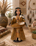 16" Porcelain Indian Doll D16750B, Aditi