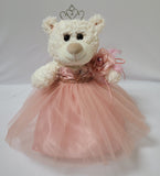 12" Quince White Bear - B09631N-30M  Rose Gold