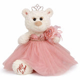 12" Quince White Bear With Embroidery "Mis 15 Anos" - B09631-3 Pink
