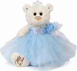 12" Quince White Bear With Embroidery "Mis 15 Anos" - B09631-4 Light Blue