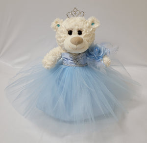 12" Quince Bear - B09631-4 Light Blue