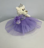 12" Quince White Bear - B09631N-5 Lavender
