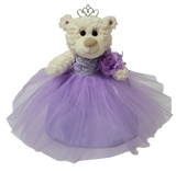 12" Quince White Bear - B09631N-5 Lavender