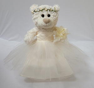 12" Quince Bear - B09631B-2 Ivory