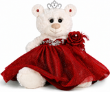 12" Quince White Bear - B09631N-14 Red