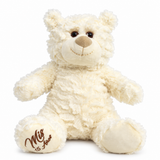 12" White Bear Body With Embroidery "Mis 15 Anos" - B09831