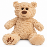 12" Light Brown Bear Body With Embroidery "Mis 15 Anos" - B09832