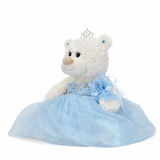 Classic Size  Quinceañera Teddy Bear with Elegant Dress –  Gift-Ready Keepsake and Centerpiece Decoration  for 15 Años, Oso Quinceañera Tradicional B14631-4 (Light Blue)