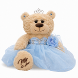 18" Quince Light Brown Bear With Embroidery "Mis 15 Anos" B14632-4 (Light Blue)