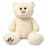 18" White Bear Body With Embroidery "Mis 15 Anos" - B14831