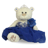 20" Quince White Bear With Embroidery "Mis 15 Anos" - B16631-15 Royal Blue