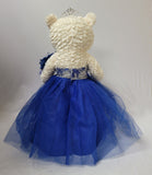 20" Sweet 16 White Bear With Embroidery "Sweet 16" - B16631A-15 Royal Blue