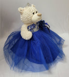 20" Sweet 16 White Bear With Embroidery "Sweet 16" - B16631A-15 Royal Blue