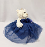 20" White Bear - B16631N-16 Navy Blue