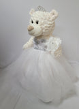 20" Sweet 16 White Bear With Embroidery "Sweet 16" - B16631A-1 White