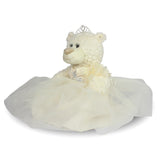20" Quince White Bear With Embroidery "Mis 15 Anos" - B16631-2  Ivory
