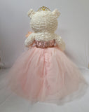 20" Sweet 16 White Bear With Embroidery "Sweet 16" - B16631A-29M Blush